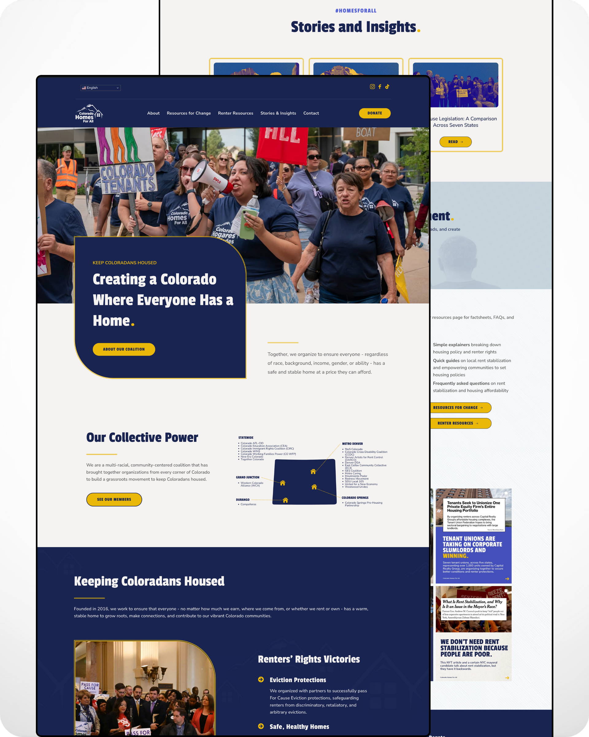 Colorado Homes for All front page