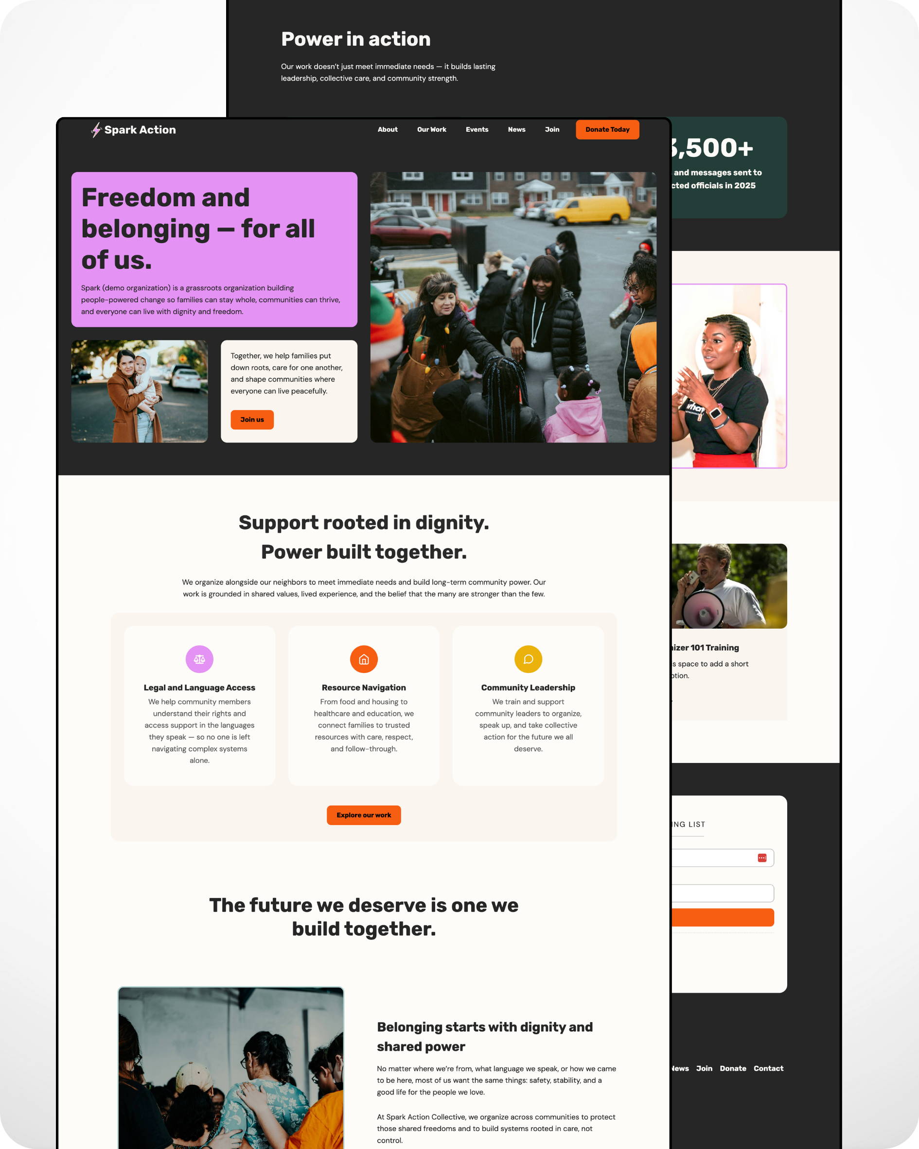 Growing Roots Spark Template